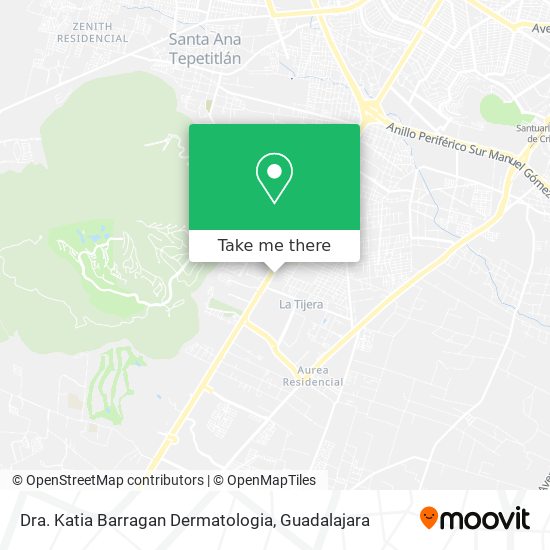 Mapa de Dra. Katia Barragan Dermatologia