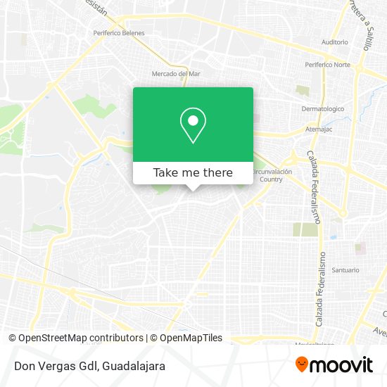 Mapa de Don Vergas Gdl