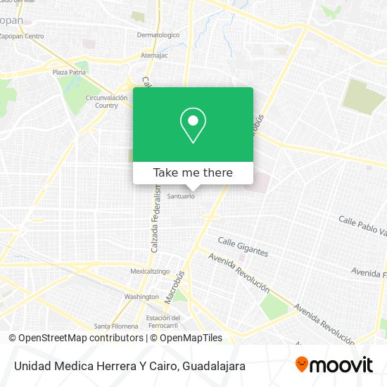 Unidad Medica Herrera Y Cairo map
