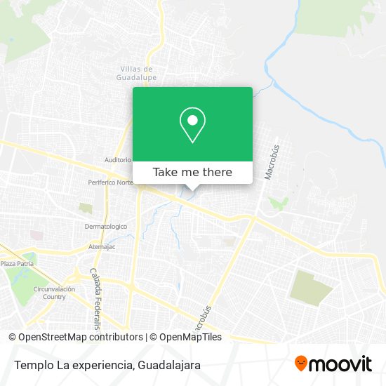 Mapa de Templo La experiencia