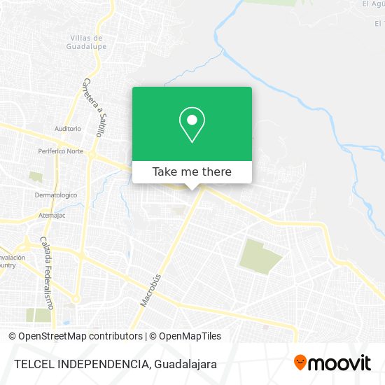 Mapa de TELCEL INDEPENDENCIA