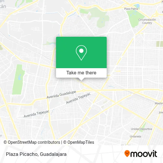 Plaza Picacho map