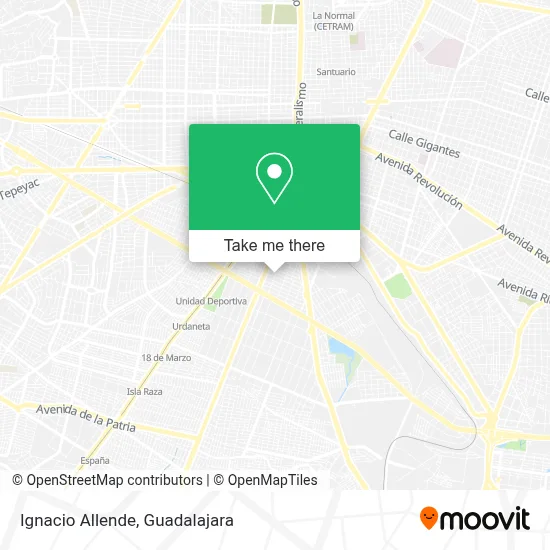 Ignacio Allende map
