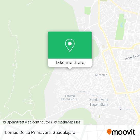 Lomas De La Primavera map