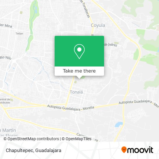 Mapa de Chapultepec