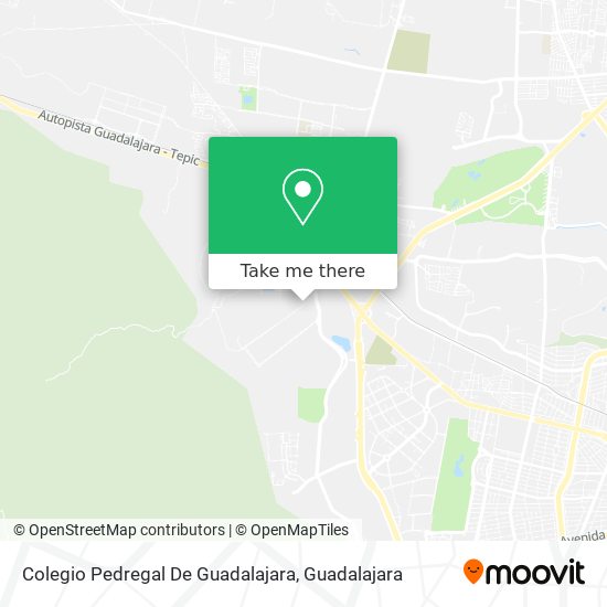 Colegio Pedregal De Guadalajara map