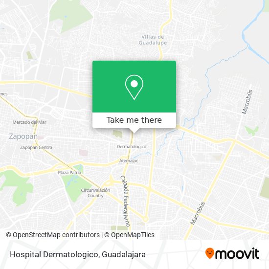 Hospital Dermatologico map