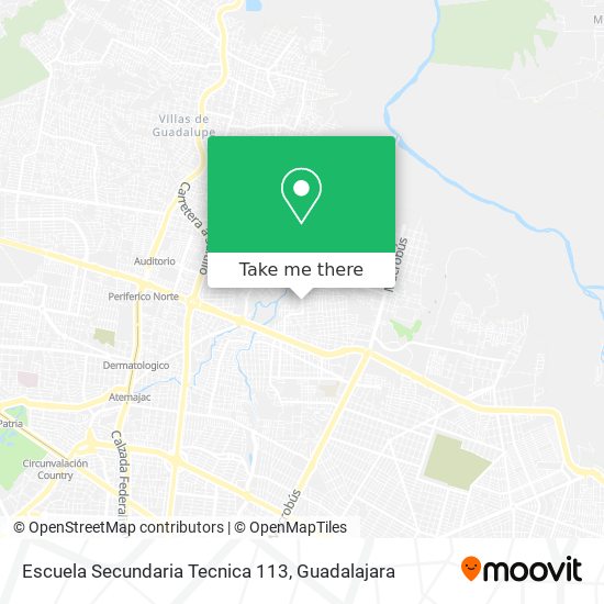 Escuela Secundaria Tecnica 113 map
