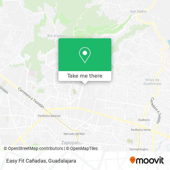 Easy Fit Cañadas map