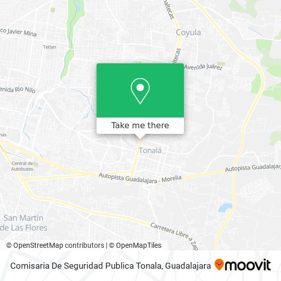 Comisaria De Seguridad Publica Tonala map