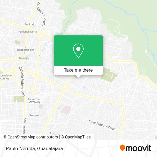 Pablo Neruda map