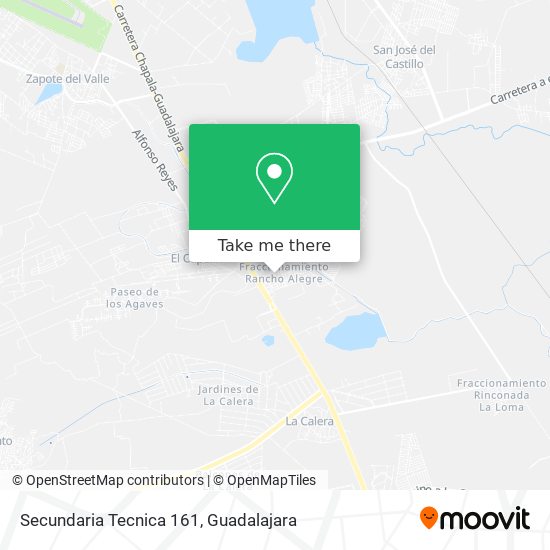 Secundaria Tecnica 161 map