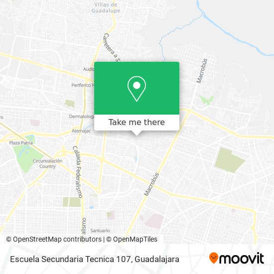 Escuela Secundaria Tecnica 107 map