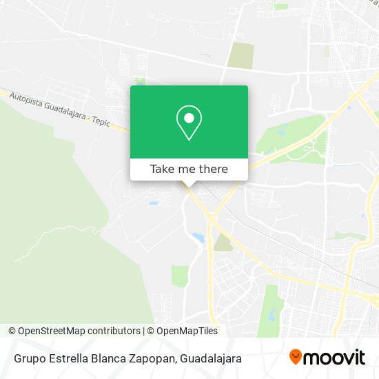 Grupo Estrella Blanca Zapopan map
