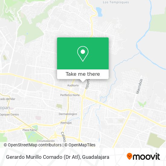 Gerardo Murillo Cornado (Dr Atl) map