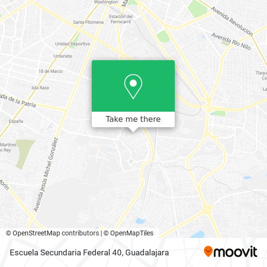 Escuela Secundaria Federal 40 map