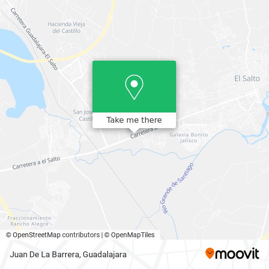 Juan De La Barrera map