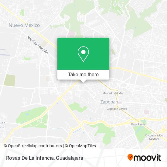 Rosas De La Infancia map