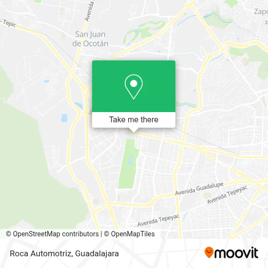 Roca Automotriz map