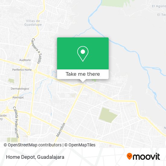 Mapa de Home Depot
