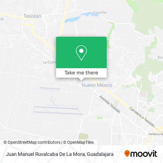 Juan Manuel Ruvalcaba De La Mora map
