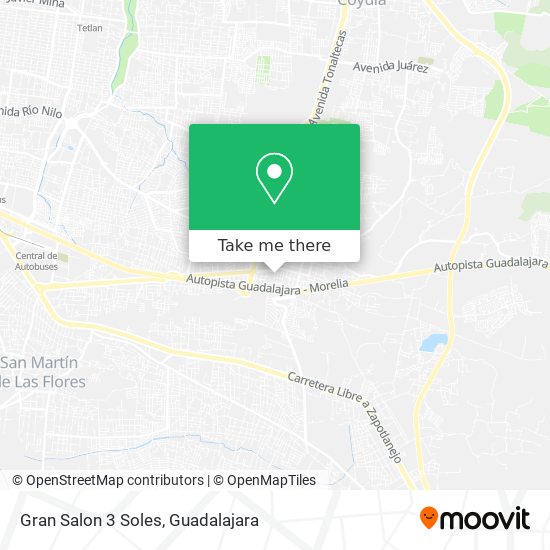 Gran Salon 3 Soles map