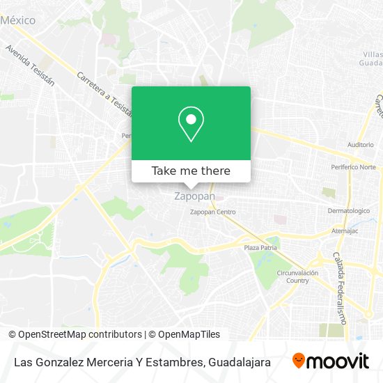 Mapa de Las Gonzalez Merceria Y Estambres