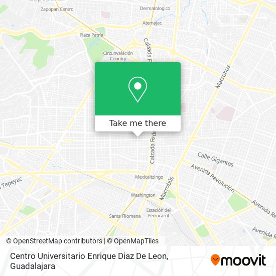 Centro Universitario Enrique Diaz De Leon map