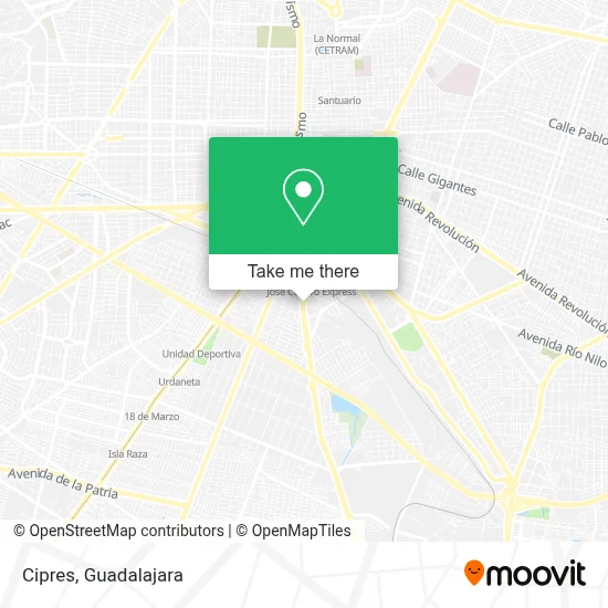 Cipres map
