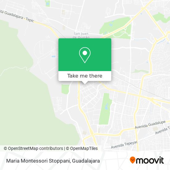 Mapa de Maria Montessori Stoppani