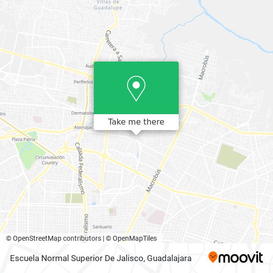 Escuela Normal Superior De Jalisco map