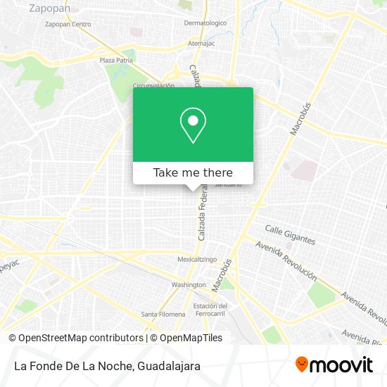 La Fonde De La Noche map