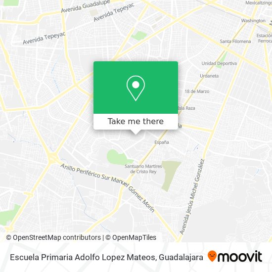 Escuela Primaria Adolfo Lopez Mateos map