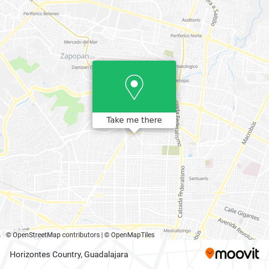 Horizontes Country map
