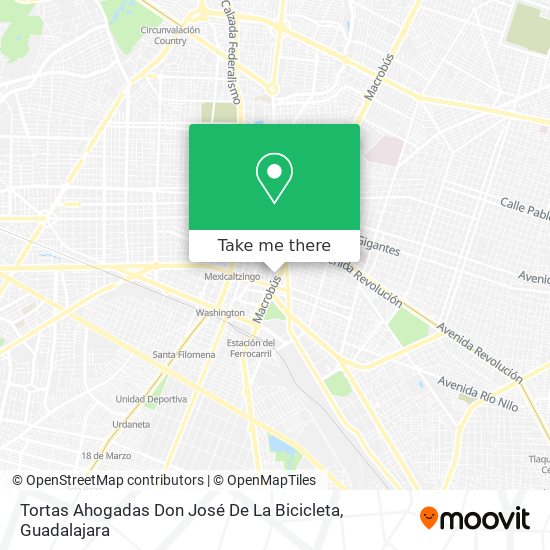 Tortas Ahogadas Don José De La Bicicleta map
