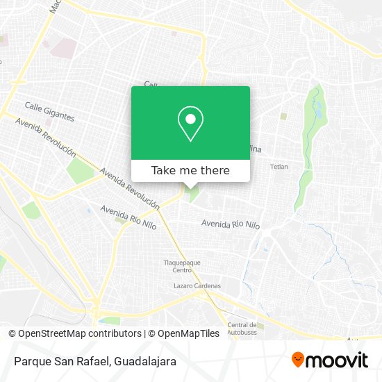 Parque San Rafael map