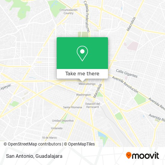 Mapa de San Antonio