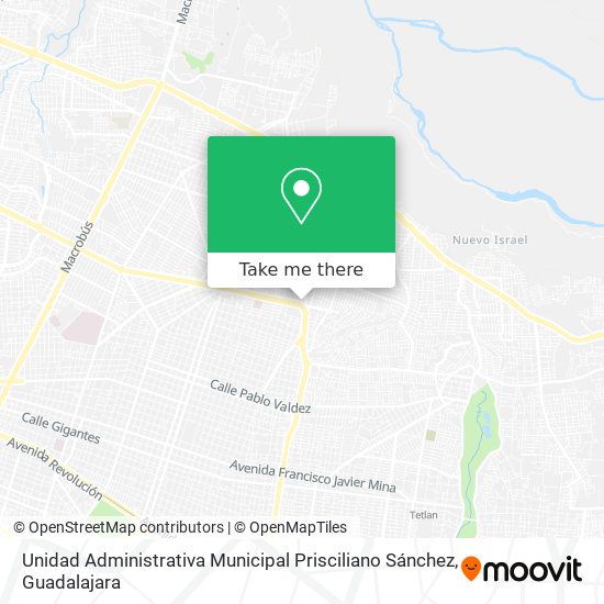 Mapa de Unidad Administrativa Municipal Prisciliano Sánchez