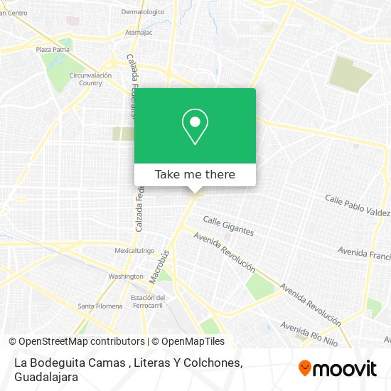 La Bodeguita Camas , Literas Y Colchones map