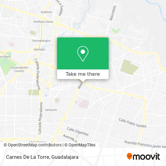 Mapa de Carnes De La Torre