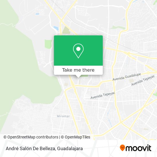 Mapa de André Salón De Belleza