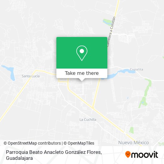 Parroquia Beato Anacleto González Flores map