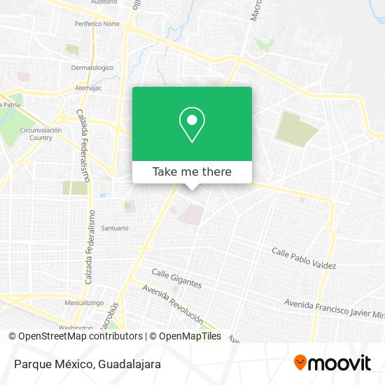 Mapa de Parque México