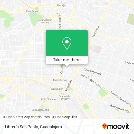 Librería San Pablo map