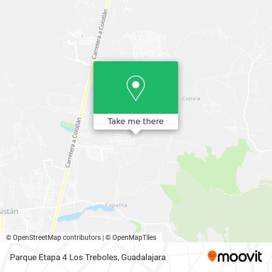 Mapa de Parque Etapa 4 Los Treboles