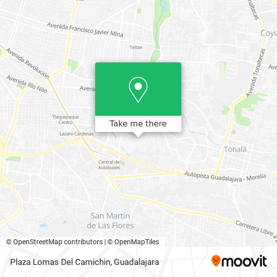 Plaza Lomas Del Camichin map