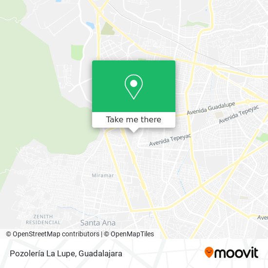 Pozolería La Lupe map