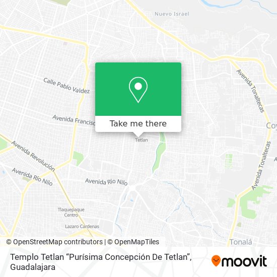 Templo Tetlan “Purísima Concepción De Tetlan” map