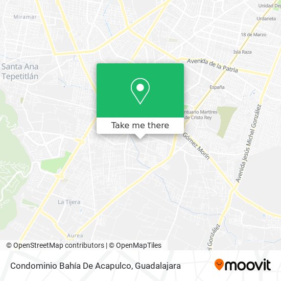 Mapa de Condominio Bahía De Acapulco