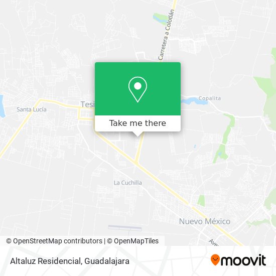 Altaluz Residencial map